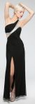 One Shoulder Long Formal Prom Dress with Bejeweled Bodice in alternative picture